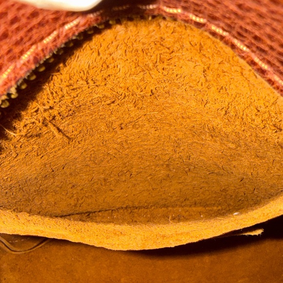 Portland Leather Rich Brown Shoulder Bag, Wallet, Tassel and Insert - Picture 7 of 13